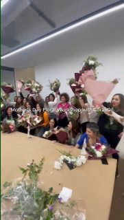 Our floral workshop with @coraloil brought together creativity and gratitude for the hardworking ladies who give their all every day 🩷🌸