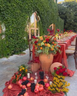 Somewhere between an intimate garden dinner and a Mediterranean dream 🍇
Warm colors, wild florals and thoughtful details coming together for a celebration to remember.
Planning your engagement? DM us to create your unique setting.
