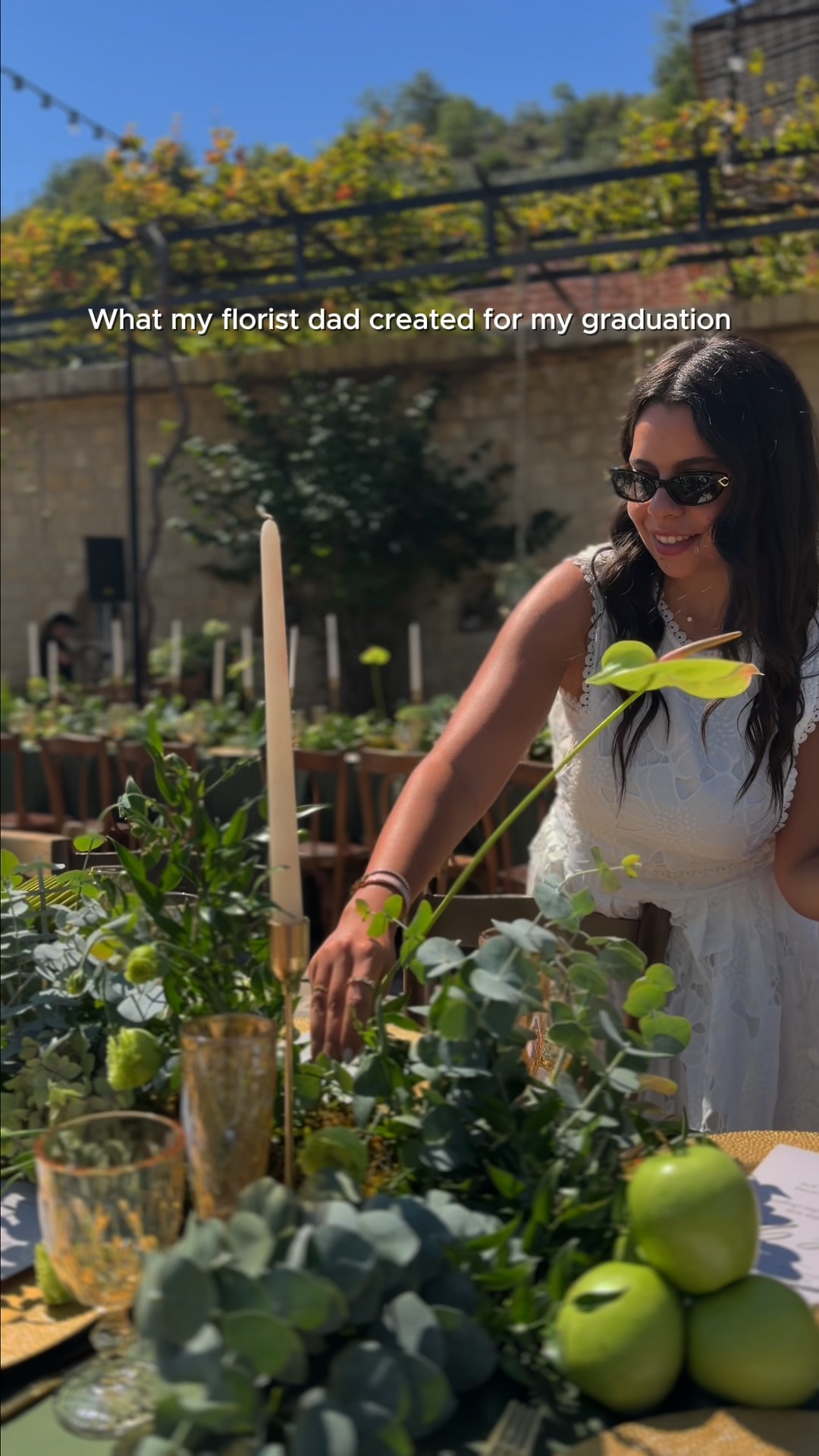 We’ve watched Toufic create flowers for other people’s milestones for decades. This time, he created them for his daughter’s. 🤍
📍@chebibvillage 
If you have a celebration coming up, we’d love to make it feel just as personal. DM us to start planning.