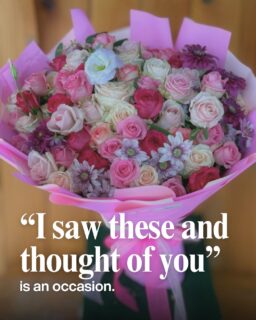 Will you be the reason she feels seen and celebrated ?
Let’s normalize making her feel appreciated on ordinary days, too. She doesn’t need a birthday to deserve flowers.
This October, send your “thinking of you” in pink. 🌸
Message us to arrange her bouquet.