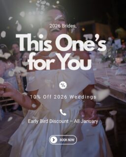 For the dreamers and early planners 
✨ Book your 2026 wedding this January & save 10%.
📞 Call +961 70 50 15 50 to book your appointment,
or tag a 2026 bride so she doesn’t miss her chance!