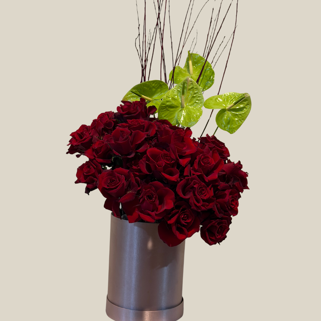 statement flower box