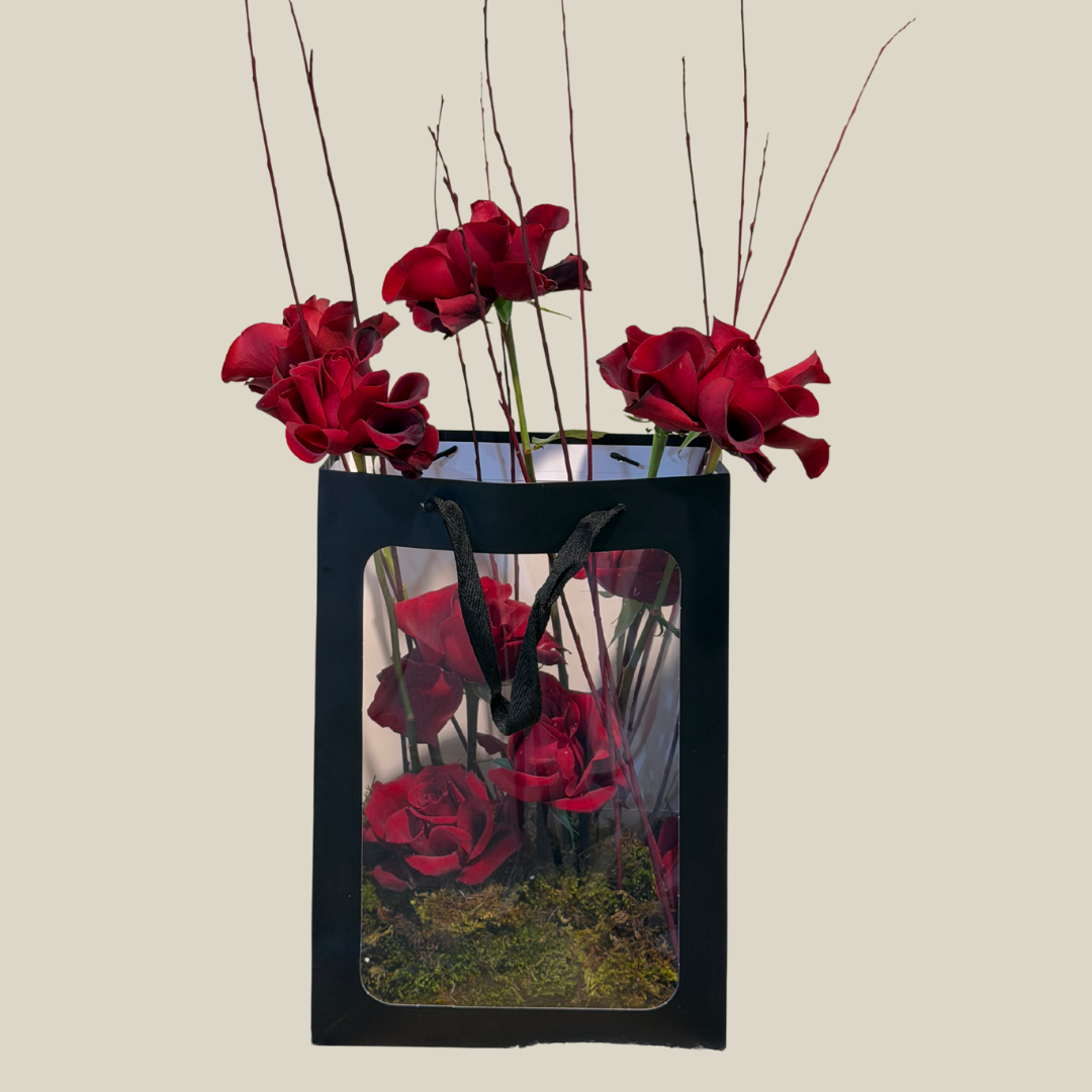 flower bag valentine