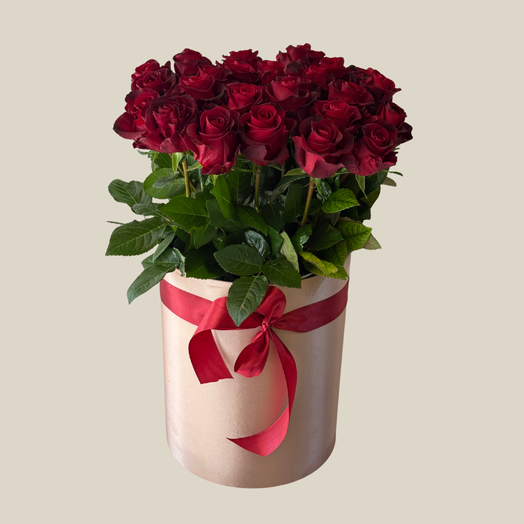 red roses flower box lebanon